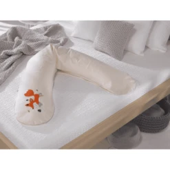 THERALINE Original Voedingskussen - Stipjes Beige Vos -MiniMoois theraline original voedingskussen stipjes beige vos a196323 1