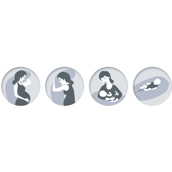 THERALINE Voedingskussen Comfort Incl. Hoes Grote Sterren - Grijs 6 THERALINE Voedingskussen Comfort Incl. Hoes Grote Sterren - Grijs - Afbeelding 4