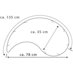 THERALINE Yinnie Voedingskussen + Hoes Cool Blue -MiniMoois theraline yinnie voedingskussen hoes cool blue a225228 4