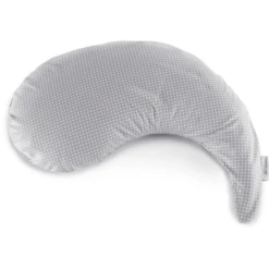 THERALINE Yinnie Voedingskussen + Hoes Gestipt Grijs -MiniMoois theraline yinnie voedingskussen hoes gestipt grijs a155301 2