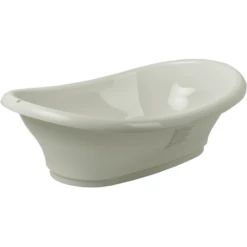 THERMOBABY® Thermobaby ® Bathtub Vasco, Lelie White -MiniMoois thermobaby bathtub vasco lelie white a367094 1