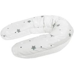 Träumeland Voedingskussen Stars Grijs -MiniMoois traeumeland voedingskussen stars grijs a171492 1