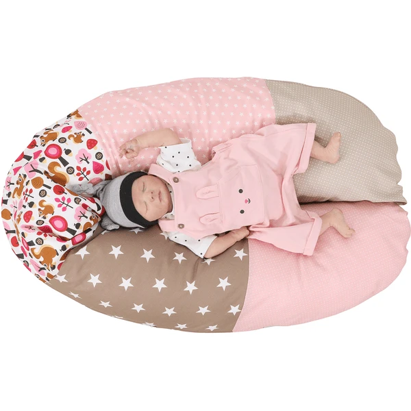 Ullenboom Patchwork Hoes Voor Voedingskussen Sand Eekhoorn 190 X 38 Cm 4 Ullenboom Patchwork Hoes Voor Voedingskussen Sand Eekhoorn 190 X 38 Cm - Afbeelding 2