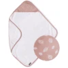 VINTER& BLOOM Badhanddoek Nordic Blad Misty Roos -MiniMoois vinter bloom badhanddoek nordic blad misty roos a401055