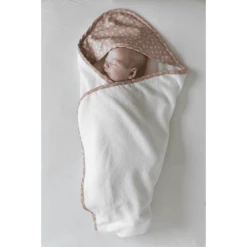 VINTER& BLOOM Badhanddoek Nordic Blad Misty Roos -MiniMoois vinter bloom badhanddoek nordic blad misty roos a401055 4