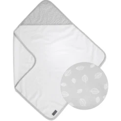 VINTER& BLOOM Kappershanddoek Nordic Bladeren Kalm Grijs -MiniMoois vinter bloom kappershanddoek nordic bladeren kalm grijs a303929 4