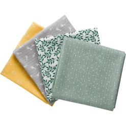 VULLI Sophie La Girafe® Kleurrijke Boerendoekjes / Swaddles Set Van -MiniMoois vulli sophie la girafe kleurrijke boerendoekjes swaddles set van a381915 2