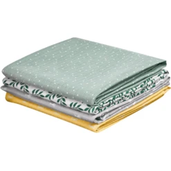 VULLI Sophie La Girafe® Kleurrijke Boerendoekjes / Swaddles Set Van -MiniMoois vulli sophie la girafe kleurrijke boerendoekjes swaddles set van a381915 3