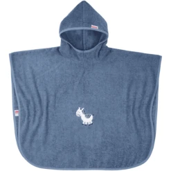 WÖRNER SÜDFROTTIER Bad Poncho Zebra Donkerblauw 60 X 75 Cm -MiniMoois woerner suedfrottier bad poncho zebra donkerblauw 60 x 75 cm a302702 3