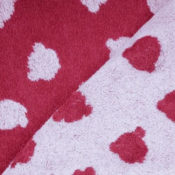 WÖRNER SÜDFROTTIER Badcape Teddy Rood -MiniMoois woerner suedfrottier badcape teddy rood a383686 4