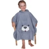WÖRNER SÜDFROTTIER Baden Poncho Seal Grijs 60 X 75 Cm -MiniMoois woerner suedfrottier baden poncho seal grijs 60 x 75 cm a302700