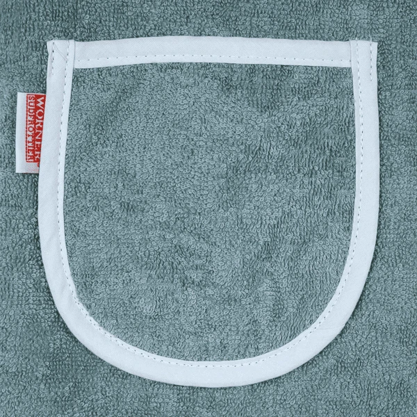 WÖRNER SÜDFROTTIER Badjas Egel Blauw 6 WÖRNER SÜDFROTTIER Badjas Egel Blauw - Afbeelding 4