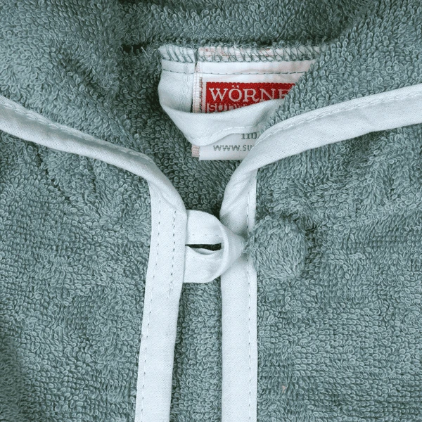 WÖRNER SÜDFROTTIER Badjas Egel Blauw 7 WÖRNER SÜDFROTTIER Badjas Egel Blauw - Afbeelding 5