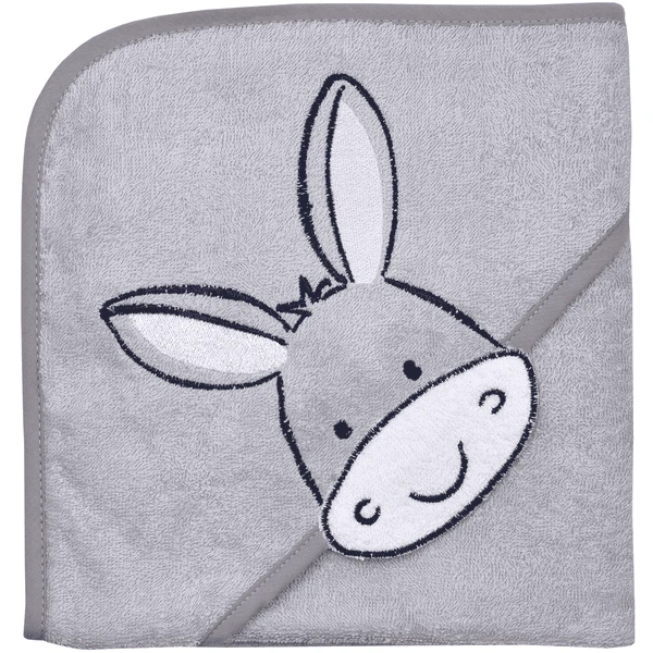 WÖRNER SÜDFROTTIER Kappen Badhanddoek Ezel Lichtgrijs 80 X 80 Cm 5 WÖRNER SÜDFROTTIER Kappen Badhanddoek Ezel Lichtgrijs 80 X 80 Cm - Afbeelding 3