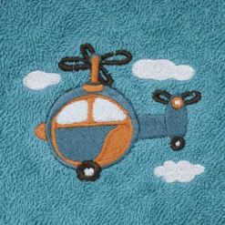 WÖRNER SÜDFROTTIER Washandje Helicopter Blauw -MiniMoois woerner suedfrottier washandje helicopter blauw a386314 3